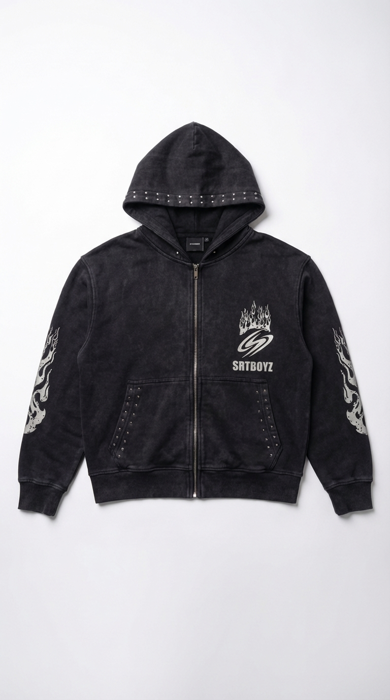Grey Diamond Hoodie