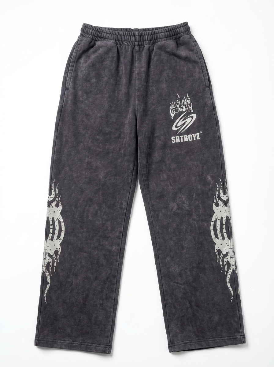 Grey Diamond Pants
